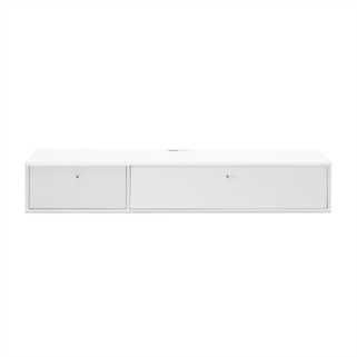 Mistral AV | Væghængt TV bord i hvid